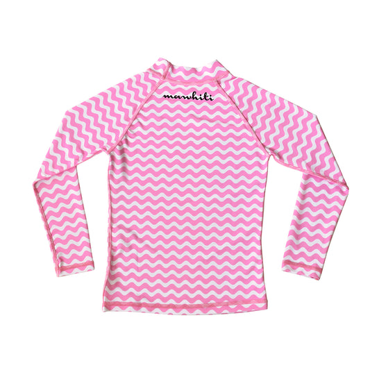 Long Sleve Rashvest - Pink